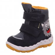 SUPERFIT ziemas zābaki ICEBIRD, melni/oranži, 24 izmērs, 1-006012-2000