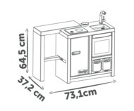 SMOBY rotaļu virtuve, 7600312601