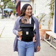 ERGOBABY bērnu pārvadātājs ADAPT SOFTTOUCH, Cotton, onyx black, BCASTCONYX