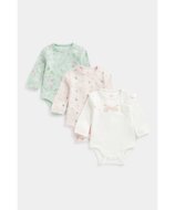 MOTHERCARE bodijs ar garām piedurknēm 3 gab., FB271