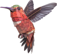 MAKEBUG 3D papīra puzle Hummingbird, MB-D-0058
