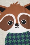 COCCODRILLO t-krekls FOREST FRIENDS BOY NEWBORN, pelēks, ZC5143101FBN-019-080, 80 cm