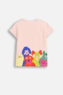 COCCODRILLO t-krekli ACADEMY GIRL KIDS, rozā, cm