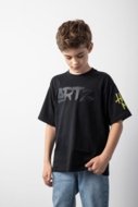 COCCODRILLO t-krekls SPORTS BOY JUNIOR, melns, cm