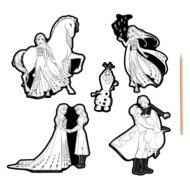 MOXY FROZEN noskrāpējamo uzlīmju komplekts, TT681804