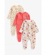 MOTHERCARE zīdaiņu kombinezons, 3 gab., BB429