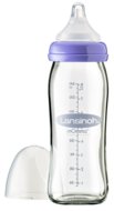 LANSINOH GLASS barošanas pudelīte ar NaturalWave® knupīti, 240 ml, 77250