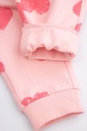 COCCODRILLO džogera bikses HEARTS GIRL NEWBORN, powder pink, ZC4120101HGN-033-086, 86 cm