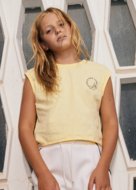 MAYORAL t-krekls bez piedurknēm, vanilla, 6.014-93, 157  cm