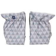 MILLI ratu siltinātie cimdi, geo grey, 5902745544205