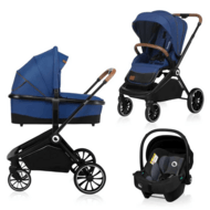 LIONELO universāls ratiņi MIKA 3in1, Blue navy, LO-MIKA 3IN1