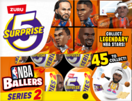 5 SURPRISE miniatūru komplekts NBA Ballers, sortiments, 77678GQ2
