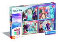CLEMENTONI FROZEN puzle 4in1, 21518