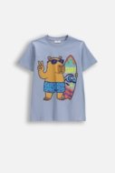 COCCODRILLO t-krekls ar īsam piedurknēm, zili, WC6143207VBB-014-146, 146 izmērs