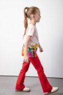 COCCODRILLO legingi ACADEMY GIRL KIDS, sarkans, cm