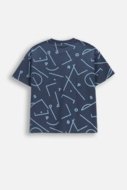 COCCODRILLO t-krekls ar īsam piedurknēm, zili, WC6143206MBJ-014-140, 140 cm