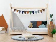 BENLEMI tipi formas bērnu gulta NAKANA, 90x180 cm., Light grey, DO-0002/90X180-SVS