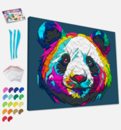 SPLAT PLANET clay painting Panda, SP46925