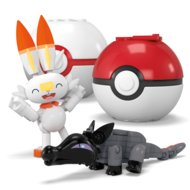 MEGA CONSTRUX POKEMON uguns komanda sortiments, HTJ06