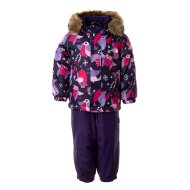HUPPA ziemas komplekts LASSE, tumši violets, 45140030-33273