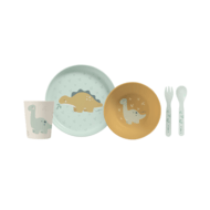 SARO trauku komplekts WILD DINOS, 5 vnt., Mustard, 50621