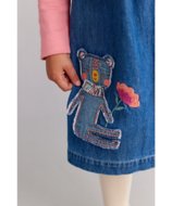 MOTHERCARE krekls ar garām piedurknēm, sarafāns un zeķubikse, FD158