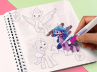 DODO burvju ūdens krāsojamā grāmata My Little Pony, 200445