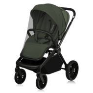 LIONELO ratiņi MIKA PLUS, Green olive, LO-MIKA PLUS