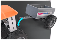 FISCHER TECHNIK konstruktors traktors, 576107