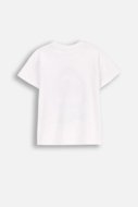 COCCODRILLO krekls ar īsām piedurknēm IN THE SUN BOY KIDS, balta, WC5143201IBK-001-122, 122 cm