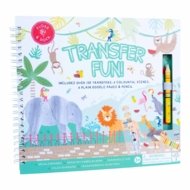 FLOSS AND ROCK Krāsošanas komplekts ar pārceļamiem zīmejumiem, Džungļi, 47P5982