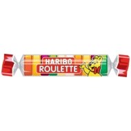 Košļājamās konfektes HARIBO ROULETTE, 25g, MIX0298