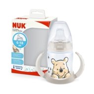NUK mācību pudele ar silikona izsmidzinātāju (neizplūst) FIRST CHOICE, Disney, 6 m., 150 ml, SK78