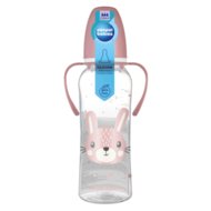 CANPOL BABIES pudele ar rokturiem CUTE ANIMALS, 250 ml, 11/845_pin