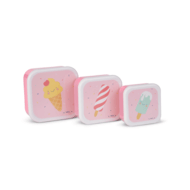 SARO pārtikas kastes komplekts, 3 gab., Pink, 70006