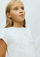 MAYORAL t-krekls ar īsam piedurknēm, natural, 6.002-91, 157  cm