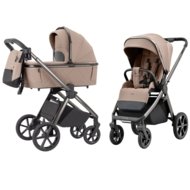 CARRELLO universāls ratiņi OMEGA 2IN1, Fantastic beige, CRL-6530/1
