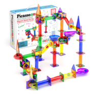 PICASSO TILES Magnētiskais konstruktors Marble Run 50 detaļas, PTG50