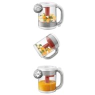 PHILIPS AVENT ēdiena blenderis un tvaicētājs 4in1 Red N1 SCF881/01