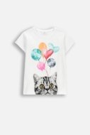 COCCODRILLO t-krekls ar īsam piedurknēm, balti, WC6143218VGB-001-098, 98 izmērs