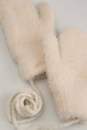 COCCODRILLO cimdi ACCESSORIES WINTER GIRL, krēmveida, ZC5360102AWG-002-XS, XS cm