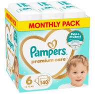 PAMPERS autiņbiksītes Premium Care Monthly, 6 izmērs, 13-18kg, 156 vnt., 80883547