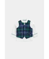 MOTHERCARE krekls ar garām piedurknēm, veste un tauriņš, FC684
