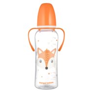 CANPOL BABIES pudele ar rokturiem CUTE ANIMALS, 250 ml., 11/845_ora