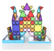 PICASSO TILES Magnētiskais konstruktors ar penāli 100 detaļas, PN04