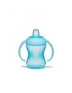 MUNCHKIN mācību pudele ar rokturiem un mīkstu izsmidzinātāju, Gentle Transition, zils, 90460, 118 ml