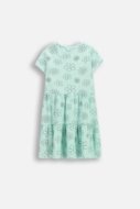 COCCODRILLO kleita ar īsam piedurknēm, zaļa, izmērs