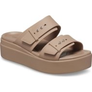 CROCS sandales BROOKLYN BUCKLE LOW smilšu krāsa, 207431-2Q9 42,5 izmērs