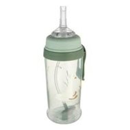 CANPOL BABIES neizlīstošā pudelīte ar salmiņu GEESE, 350 ml., 56/510_gree