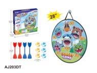 AO JIE mērķu komplekts ar 4 šautriņām un 6 bumbiņām, 28", AJ203DT